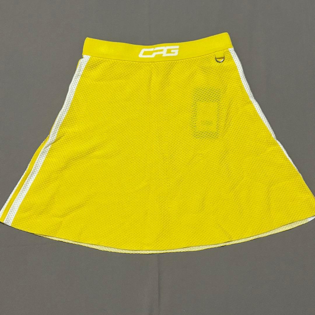 CPG GOLFジーピージー メッシュニットベスト&スカート上下セットアップ M