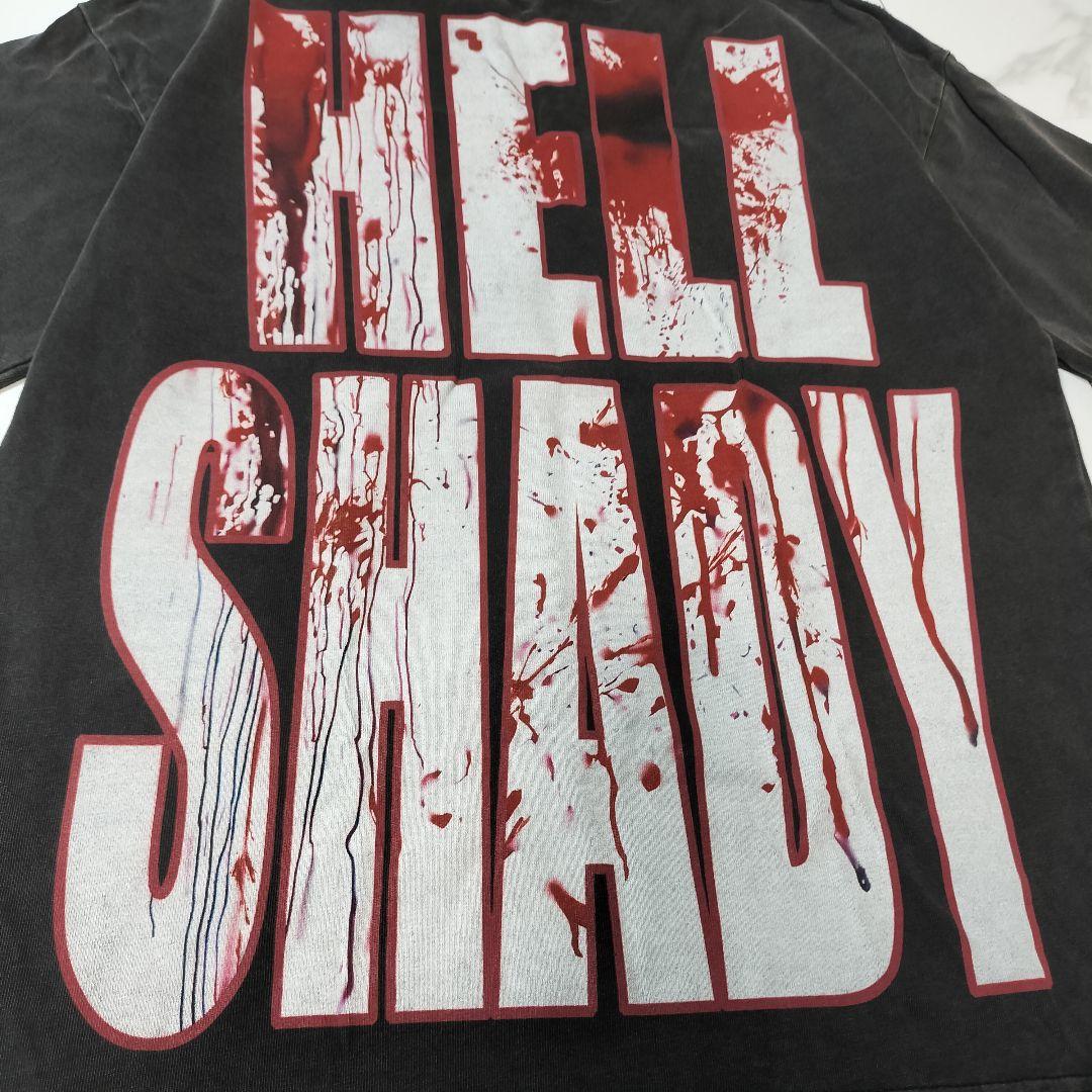 EMINEM giant HELL SHADY 鍼治療 ダメージ加工Tシャツ M